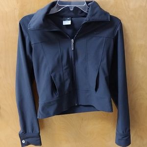 Nike Dri-Fit Girls Dark Gray Warm Up Jacket